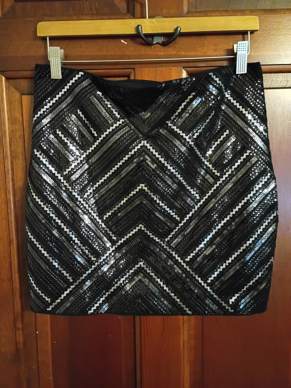 Express Mini Sequin Mini Skirt Size M